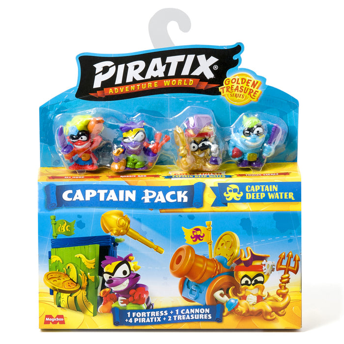Piratix Adventure World Golden Treasure Series Captain Pack (styles vary)