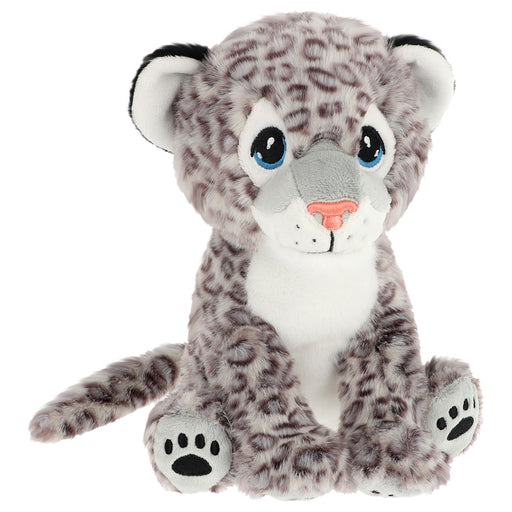 Keeleco Sitting Snow Leopard Plush