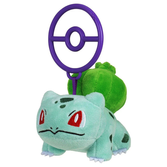 Pokémon Bulbasaur 3.5" Plush with Poke Ball Shaped Bag Clip