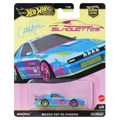 Hot Wheels Premier Car Culture Silhouettes: Mazda RX7 FC Pandem 1:64 Scale Car (4/5)