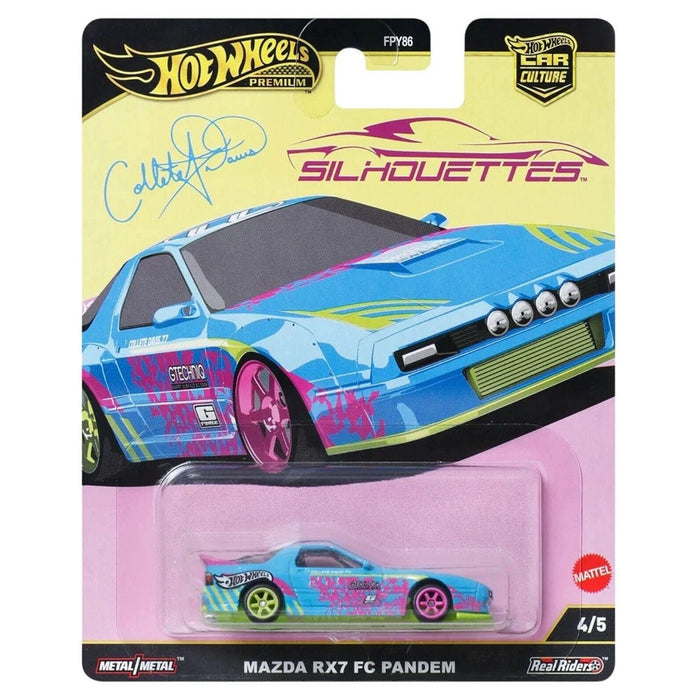 Hot Wheels Premier Car Culture Silhouettes: Mazda RX7 FC Pandem 1:64 Scale Car (4/5)