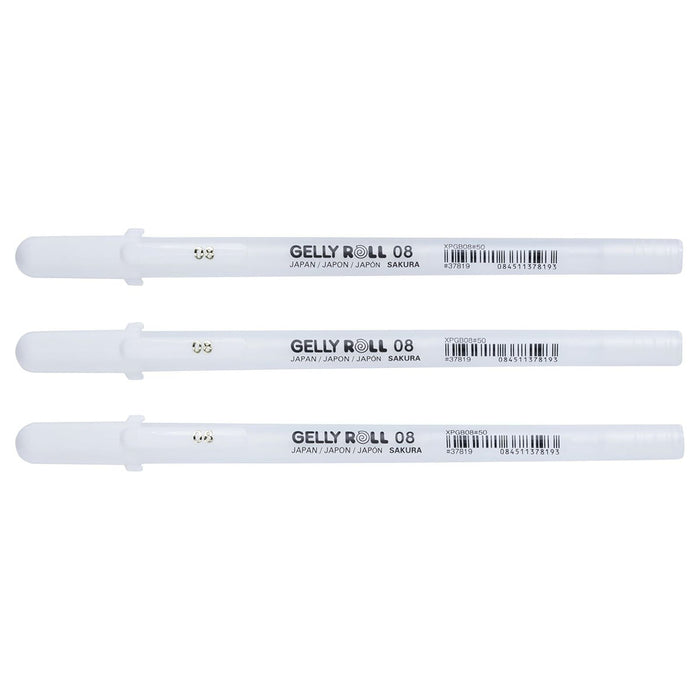 Sakura Gelly Roll set Bright White medium 3 pens