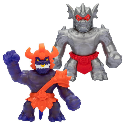 Heroes of Goo Jit Zu Stretch Strikers Knight Blazagon Vs Corruptagon Stretch Figures