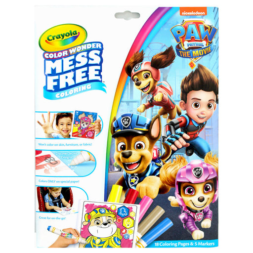 Crayola Color Wonder Mess Free Colouring PAW Patrol The Movie