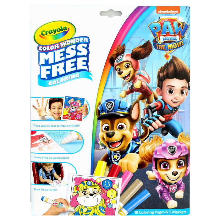 Crayola Color Wonder Mess Free Colouring PAW Patrol The Movie