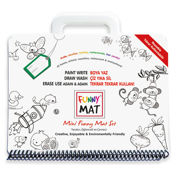 Funny Mat Mini Funny Mat Set Washable Colouring Book