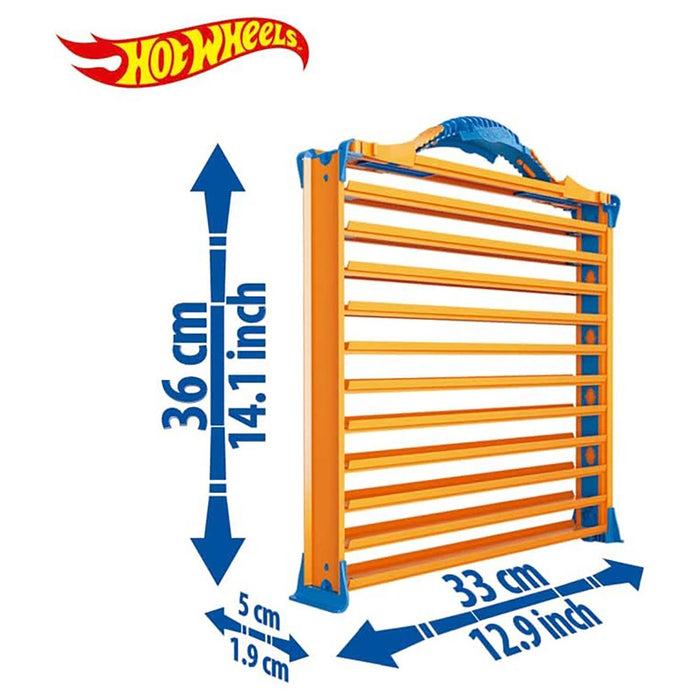 Hot Wheels Rack N' Track Car Case with Track Pieces