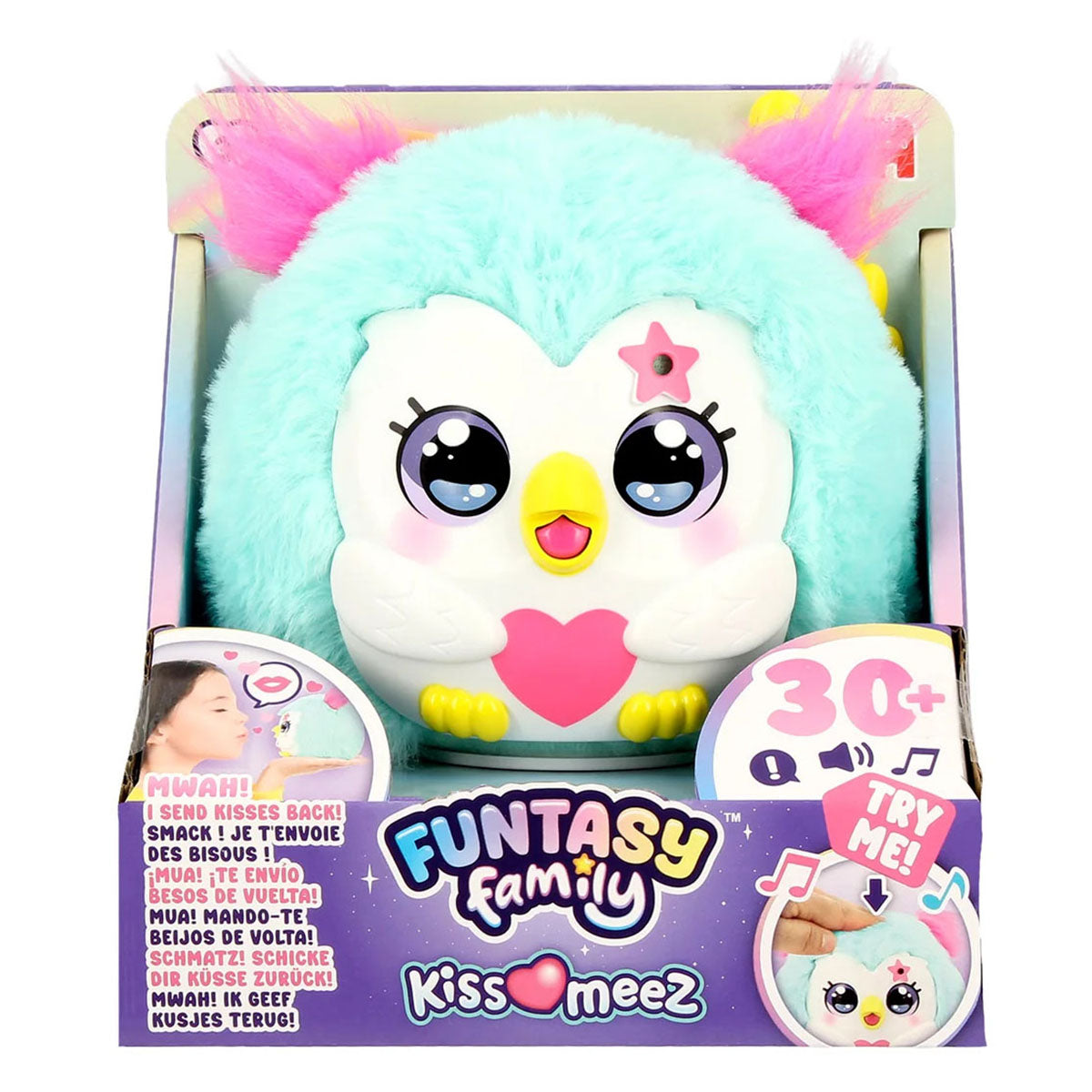 Funtasy Family Kiss Meez Owl Interactive Pet — Booghe