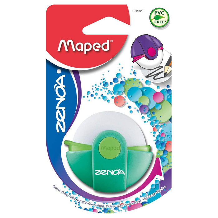 Maped Zenoa Rotary eraser Assortment with protective case