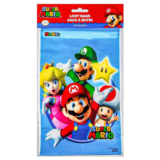 Super Mario Loot Bags (8 Pack)