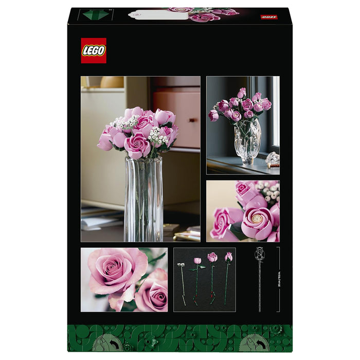 Flower Building Set Pink Roses LEGO Botanical Collection Bouquet of Pink Roses 10374 Building Set — Booghe