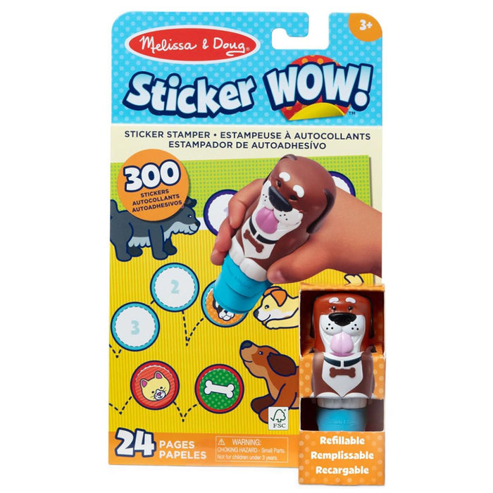 Melissa & Doug Sticker Wow! Dog Sticker Stamper & Activity Pad
