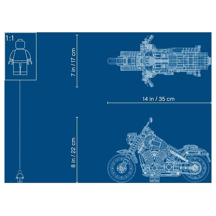 LEGO Creator 10269 Harley-Davidson Fat Boy Building Set