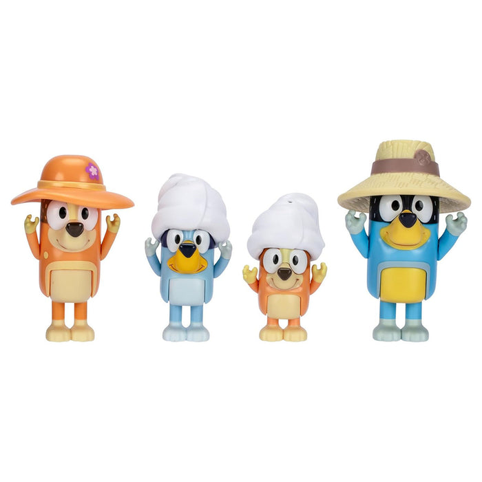 Bluey Family Trip Figures (4 Pack)