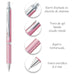 Pentel EnerGel Sterling BL407 Pink Rollerball Pen
