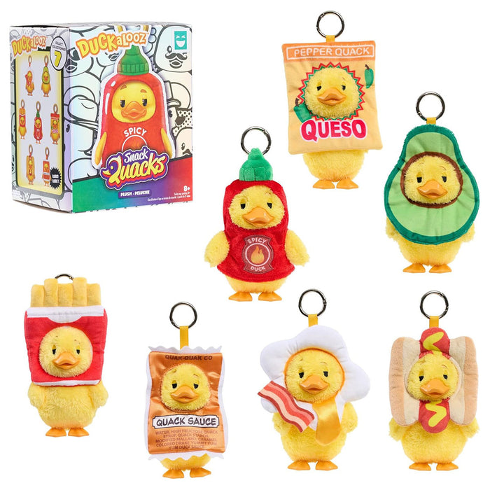 Duckalooz Spicy Snack Quacks Clip On plush (styles vary)