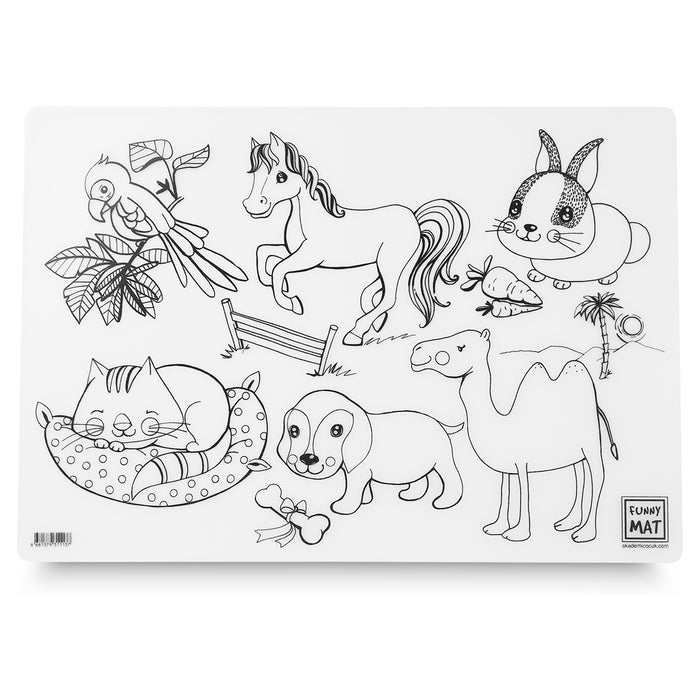 Funny Mat Pets Colouring Protection Mat