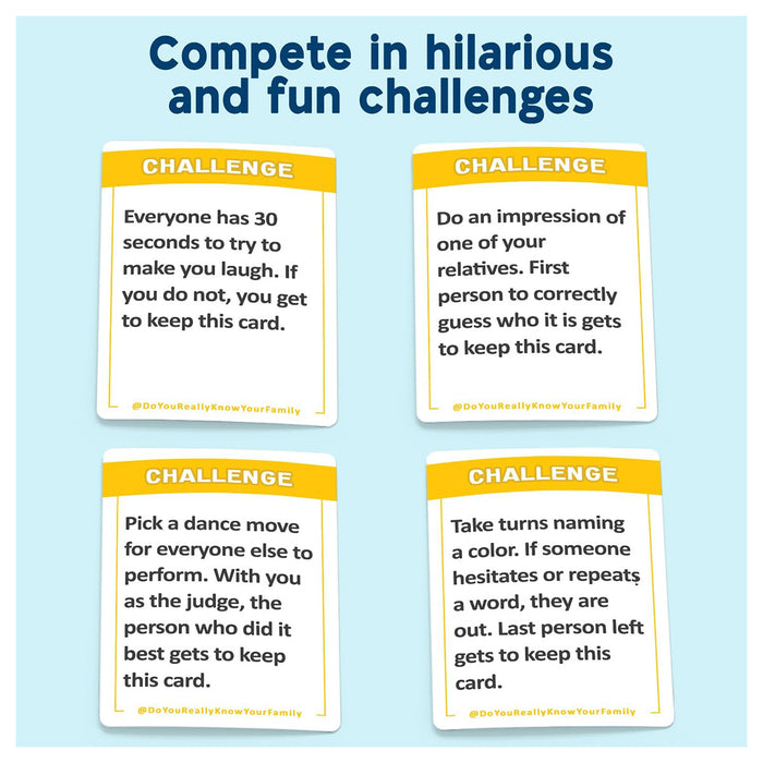  Do You Really Know Your Family? Game