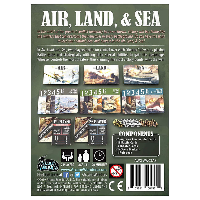 Air Land & Sea: Revised Edition Card Game