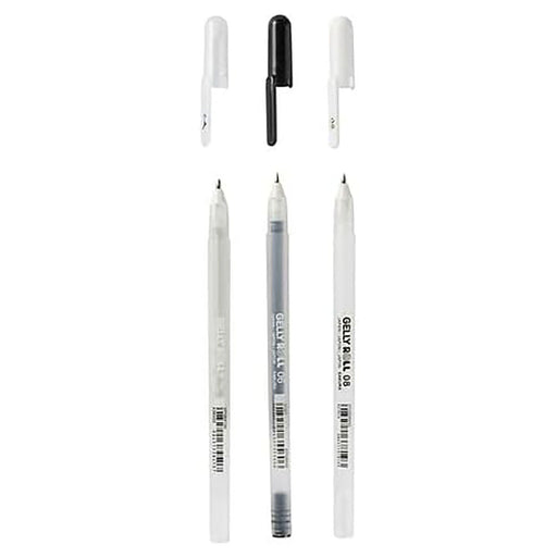 Sakura Gelly Roll mixed set Clear Black White 3 colours
