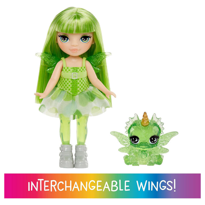 Rainbow High Littles: Rainbow Fantasy Fairies Emerald Hunter Doll