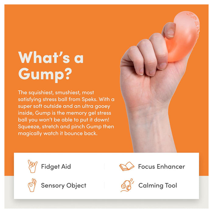 Speks Gump Jumbo Reef Memory Gel Stress Ball