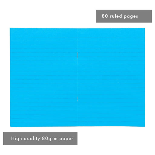 Pukka Pad Irlen Comfort in Colour Turquoise A5 Notepad (5 Pack) 