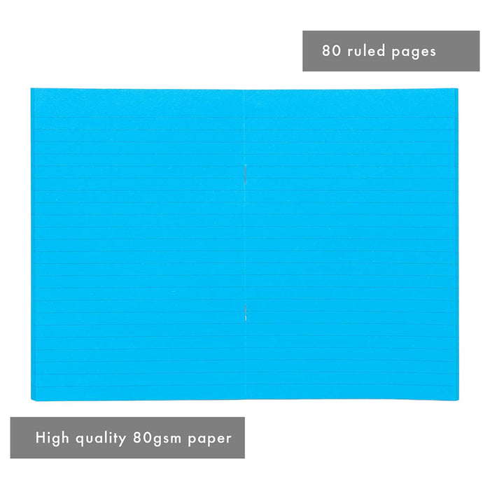 Pukka Pad Irlen Comfort in Colour Turquoise A5 Notepad (5 Pack) 
