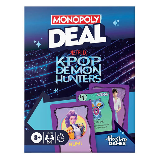Monopoly Deal: K-POP Hunters Card Game