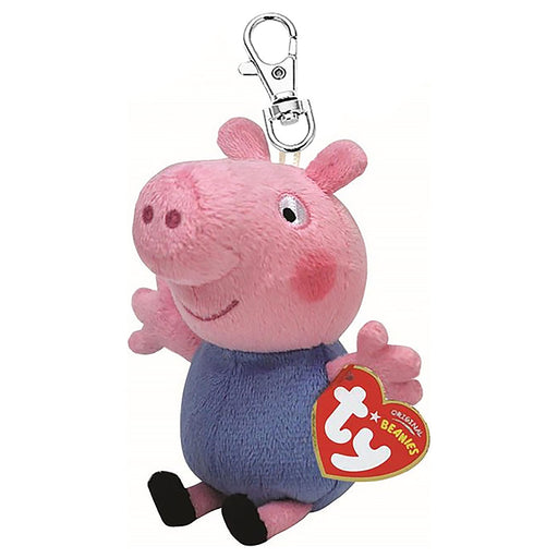 Ty Beanies Peppa Pig George Key Clip Plush