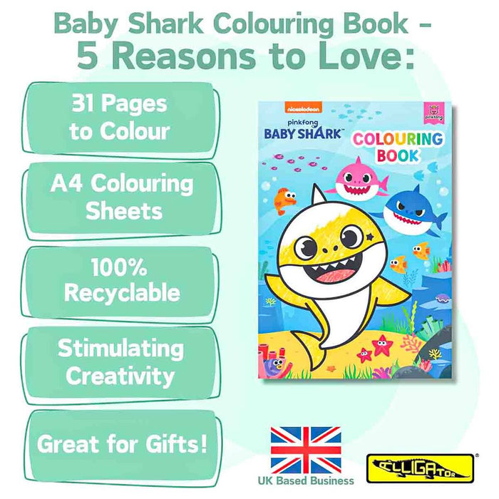Baby Shark Colouring Book