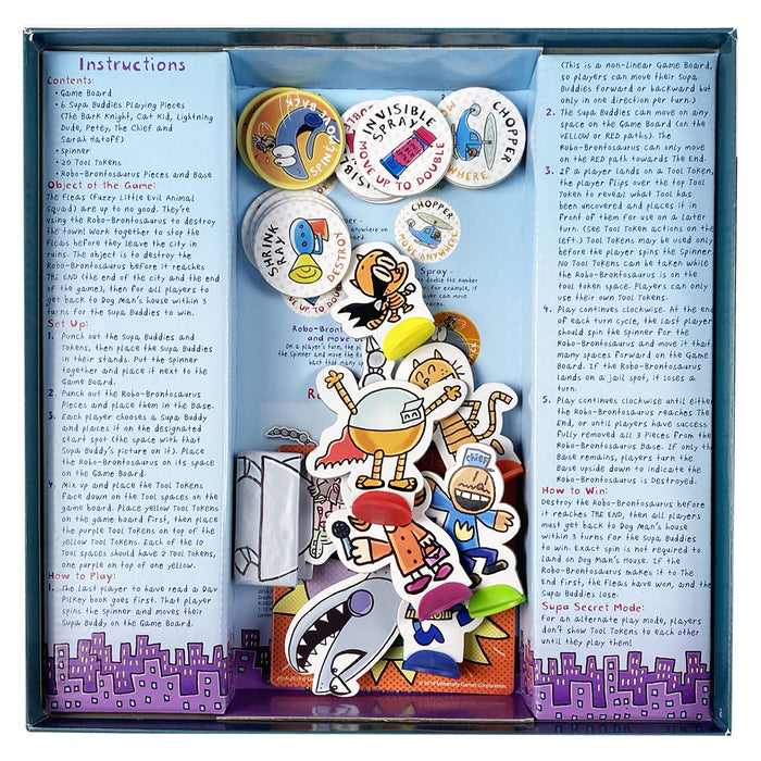 Dog Man: Attack of the Fleas Board Game