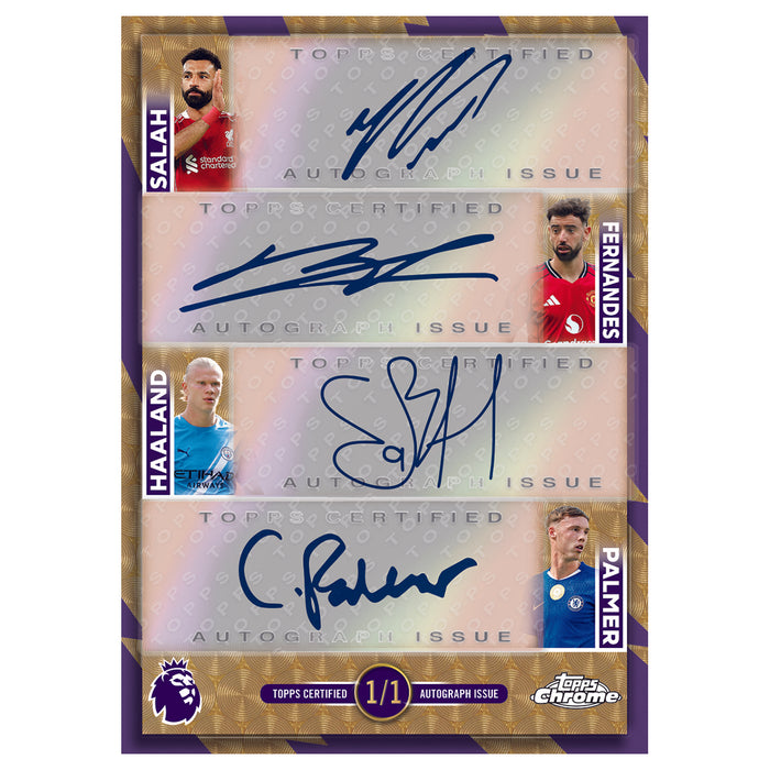 Topps Chrome 2026 Premier League Trading Cards Tin