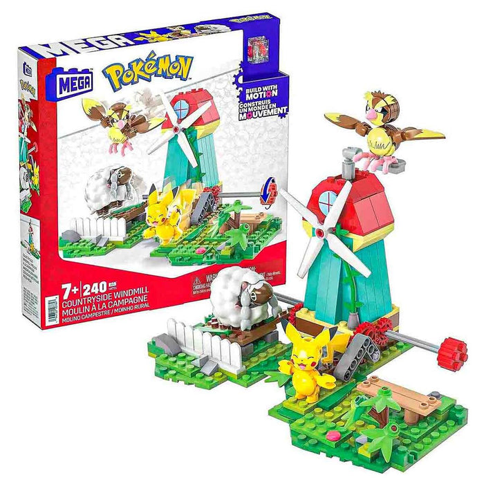Mega Bloks Pokémon Countryside Windmill Building Set