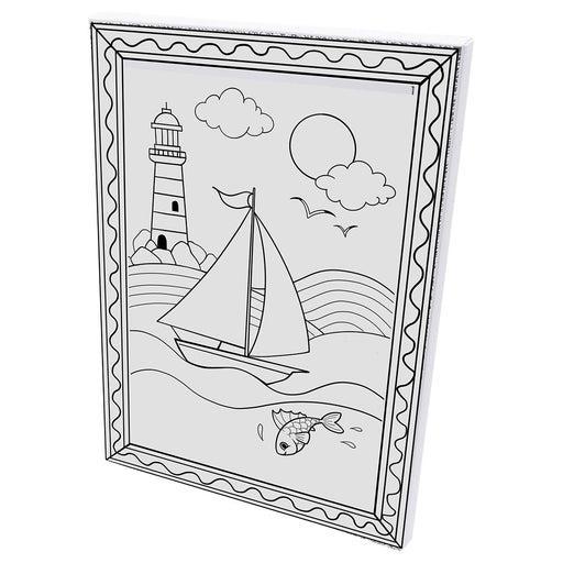 Washable Art Lighthouse Colouring Protective Mat