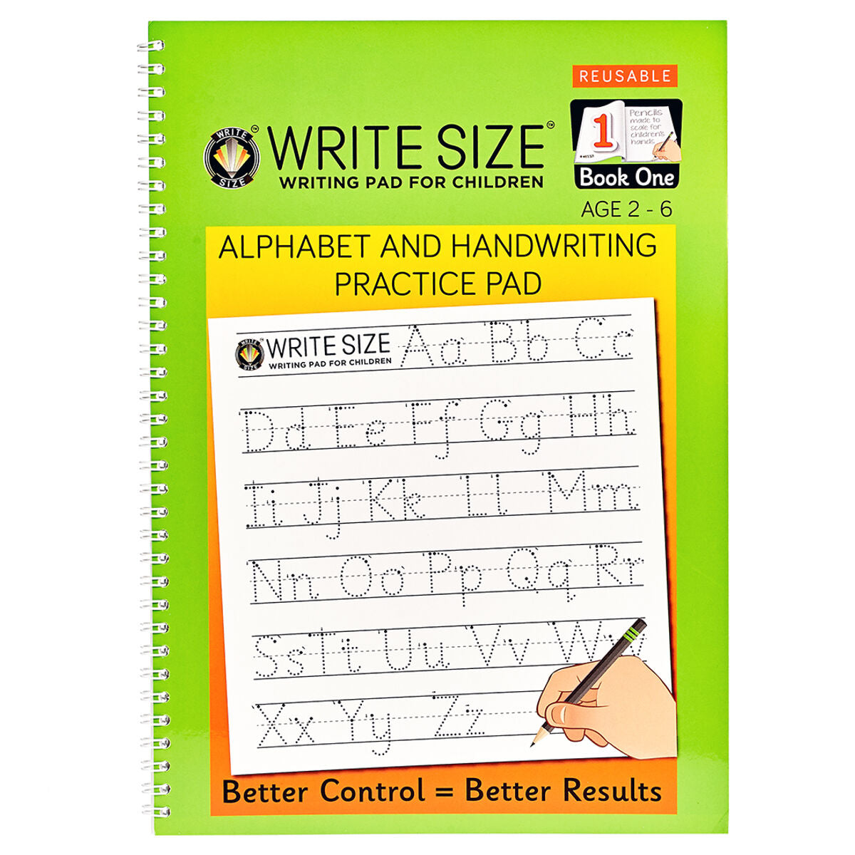 Write Size Alphabet and Handwriting Practice Pad Book 1 — Booghe