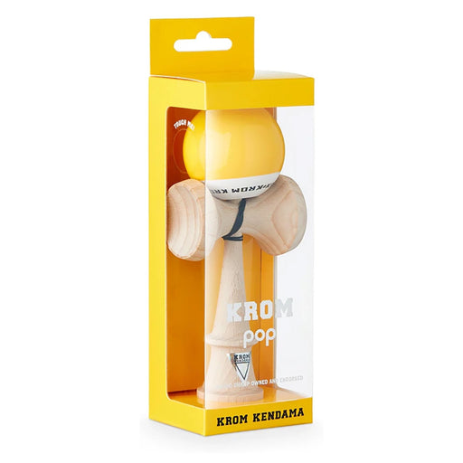 KROM Kendama Pop Rubber Yellow Game