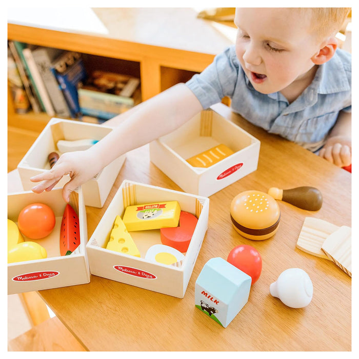 Melissa & Doug Food Groups Wooden Playset