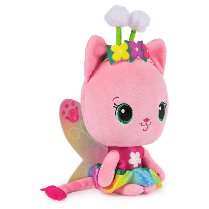 Gabby's Dollhouse Fairylandia Rainbow Light-Up Kitty Fairy Plush