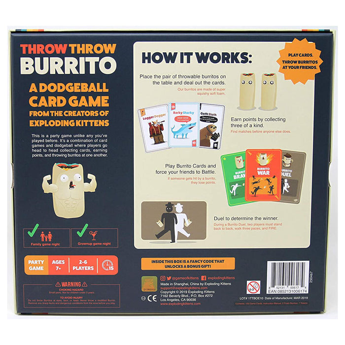 Throw Throw Burrito Card Game