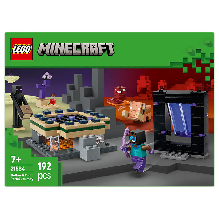 LEGO Minecraft Nether & End Portal Journey 21584 Building Set