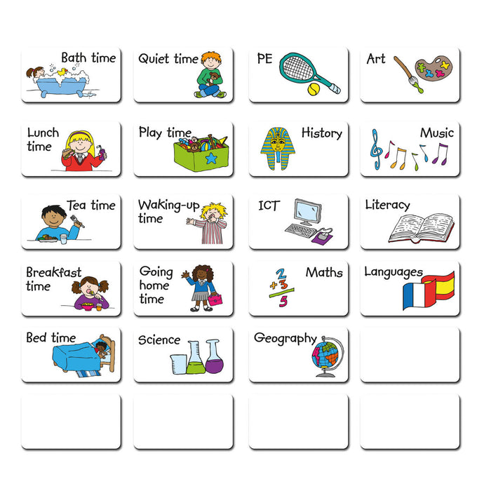 Fiesta Crafts Magnetic Tell the Time Set