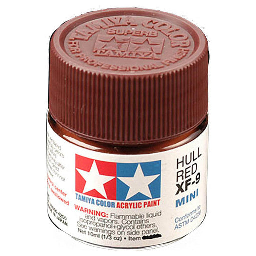 Tamiya Color Acrylic Paint Mini XF-9 Hull Red