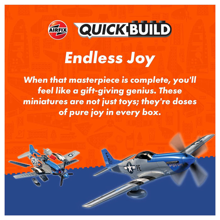 Airfix Quickbuild D-Day P-51D Mustang Model Kit