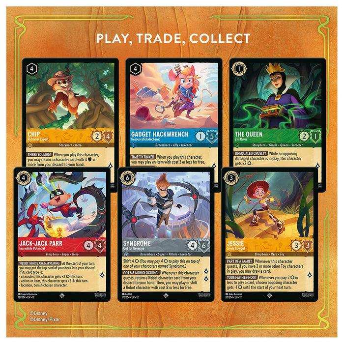 Disney Lorcana Trading Card Game Wilds Unknown Booster Box (24 Pack)