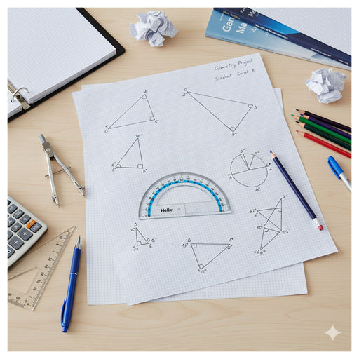 Helix 15cm 180 degree Protractor 