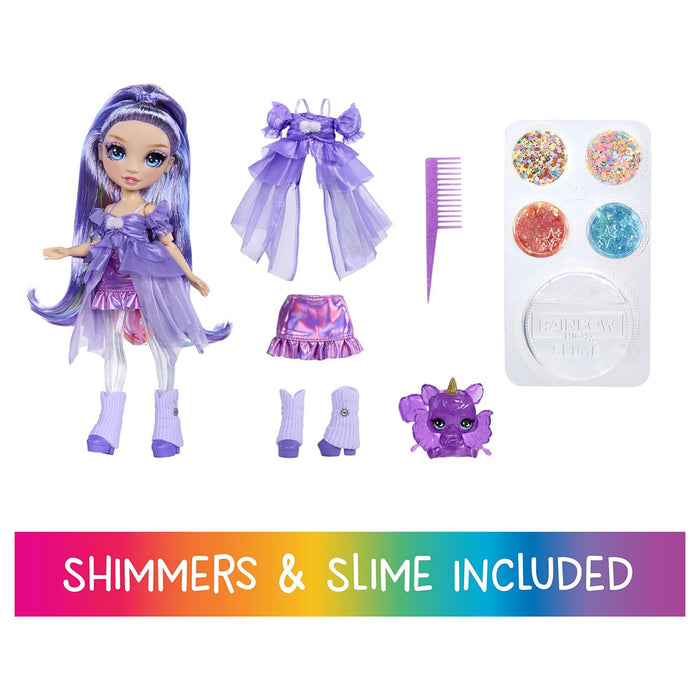 Rainbow High Rainbow Shimmers Violet Willow Fashion Doll 