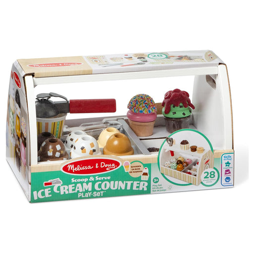 Melissa &amp; Doug Scoop &amp; Serve Ice Cream Counter Playset