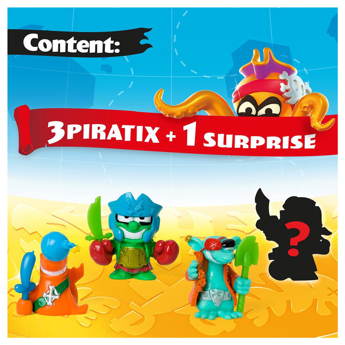 Piratix Adventure World Golden Series 4 Pack Figure Set (styles vary)