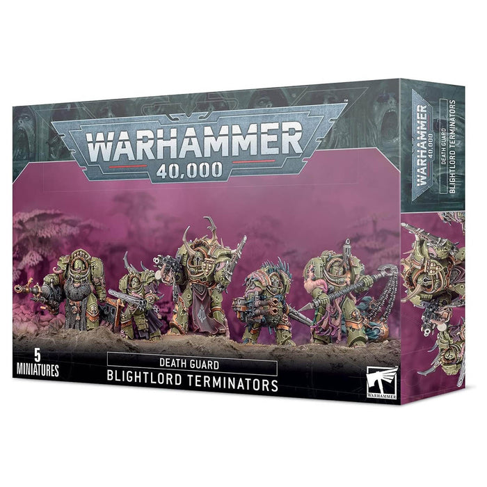 Warhammer 40,000 Death Guard: Blightford Terminators Miniatures Set